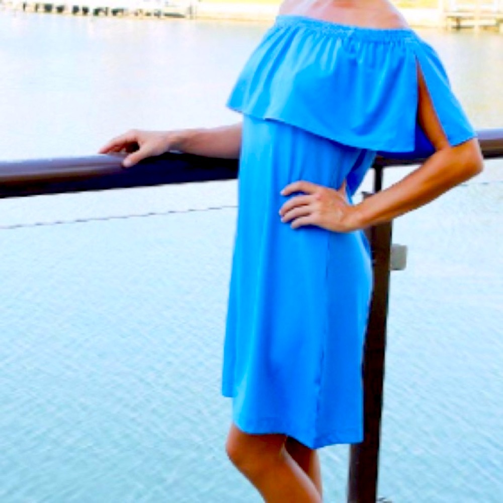Blue summer dress